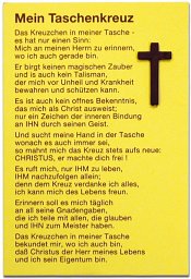 10er Set Taschenkreuz