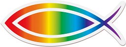 Aufkleber Regenbogenfisch