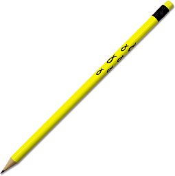 Bleistift - Neon, neongelb