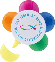 Textmarker Blume