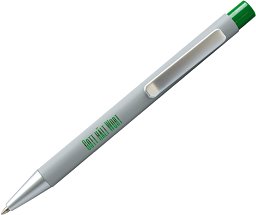 Kugelschreiber aus recyceltem Aluminium, grün