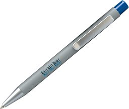 Kugelschreiber aus recyceltem Aluminium, blau