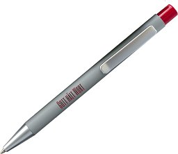 Kugelschreiber aus recyceltem Aluminium, rot
