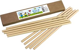 Strohhalme aus Naturpapier - 10er-Set
