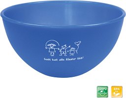 Mehrweg-Müslischale für Kids, blau
