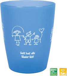 Kinder-Mehrweg-Becher, blau