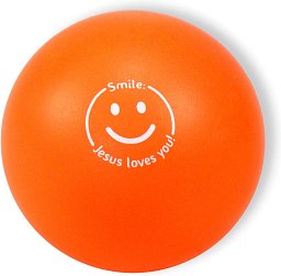 Softball Smiley, orange