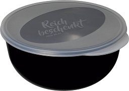 Lunch-Bowl Reich beschenkt, schwarz