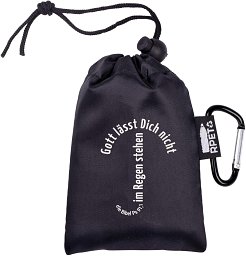 Regenponcho, schwarz