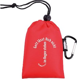 Regenponcho, rot