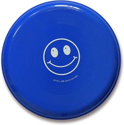 Frisbee Smiley, blau