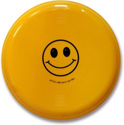 Frisbee Smiley, gelb