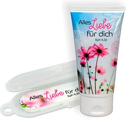 Set - Nagelfeile und Oliven Soft-Handcreme - Liebe: GiveAways
