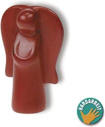 Speckstein Schutzengel, rot