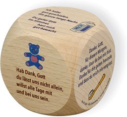 Gebetswürfel, 5cm, Morgengebete