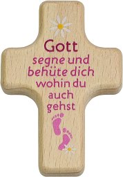 Handkreuz, pink
