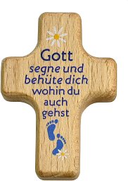 Handkreuz, blau