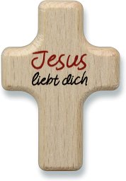 Handkreuz - Jesus liebt dich