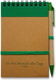 Notizbuch, grün