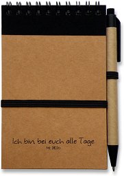 Notizbuch, schwarz