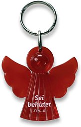Schlüsselanhänger - Engel, rot
