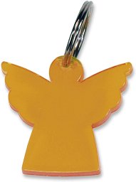Schlüsselanhänger Engel, orange