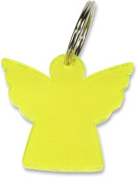 Schlüsselanhänger Engel, gelb