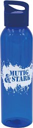 Trinkflasche mit Tragegriff, blau