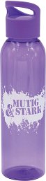Trinkflasche mit Tragegriff, violett