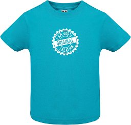 Baby-Shirt I am God's Original Creation, 12 Monate, blau