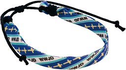 Stoffarmband W.W.J.D