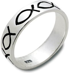 Ring - Fische Sterlingsilber