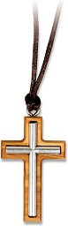 Halskette Kreuz auf Kreuz