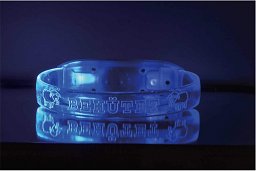 LED-Armband für Kinder, blau: Armbänder