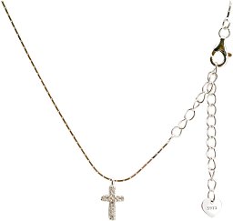 Halskette Kreuz aus Silber