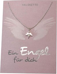 Halskette „Ein Engel für dich“, silber: Geschenke für Frauen