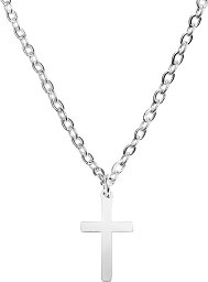 Halskette mit Anhänger Kreuz