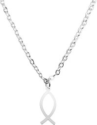 Halskette mit Anhänger Ichthys