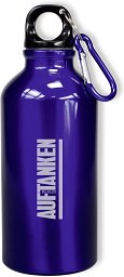 Trinkflasche - Auftanken, blau