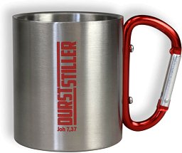 Outdoor-Tasse Durststiller, rot