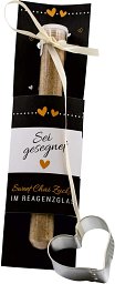 Geschenkset Sweet Chai Zucker mit Ausstechförmchen Herz