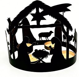 Adventsleuchter Krippenszene